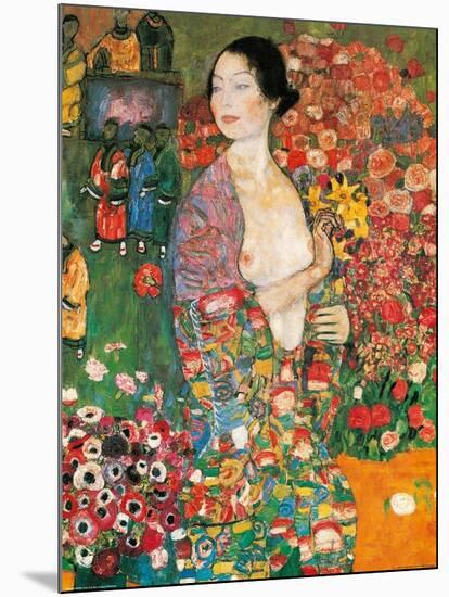 Die Tanzerin-Gustav Klimt-Mounted Art Print