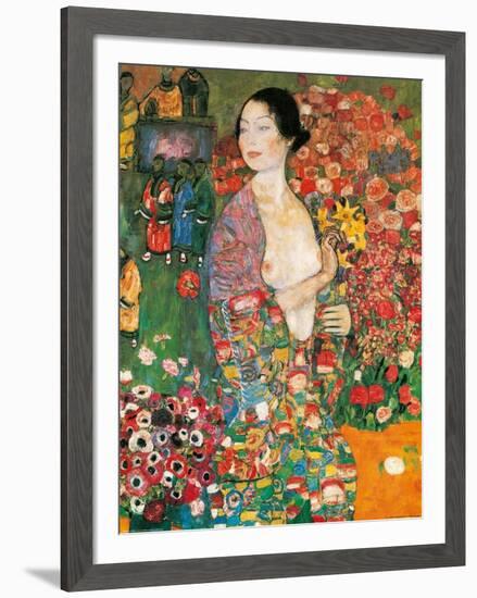 Die Tanzerin-Gustav Klimt-Framed Art Print