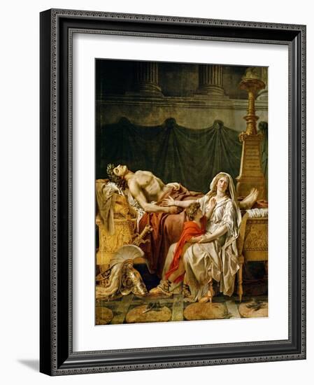 Die Trauer Der Andromache, 1783-Jacques-Louis David-Framed Giclee Print