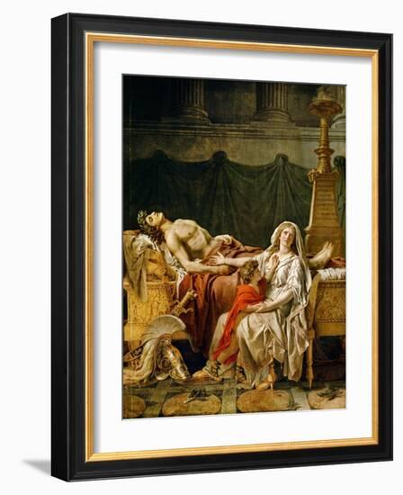 Die Trauer Der Andromache, 1783-Jacques-Louis David-Framed Giclee Print