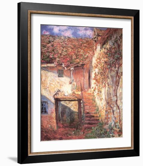 Die Treppe-Claude Monet-Framed Art Print