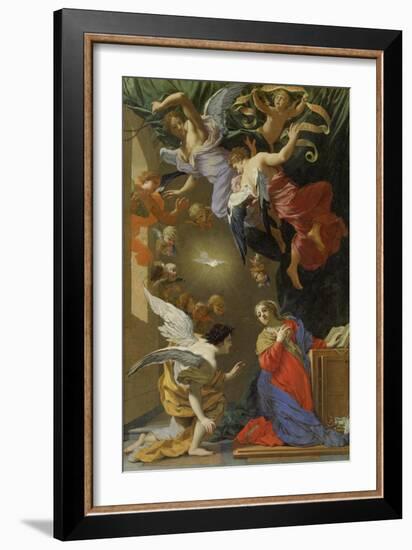 Die Verkündigung Mariae. 1650 - 1660-Simon Vouet-Framed Giclee Print