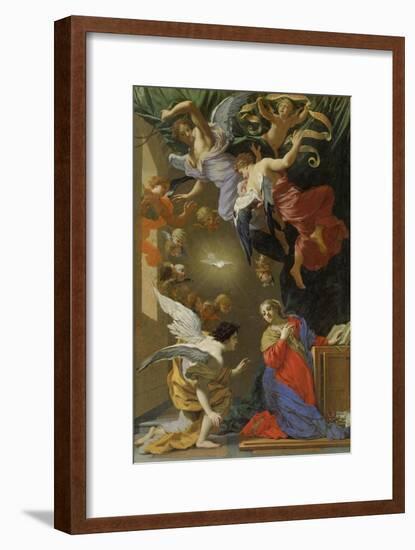 Die Verkündigung Mariae. 1650 - 1660-Simon Vouet-Framed Giclee Print