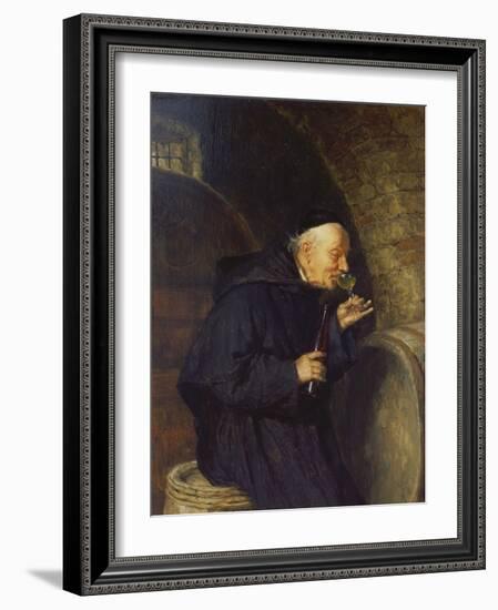 Die Weinprobe-Eduard Grutzner-Framed Giclee Print