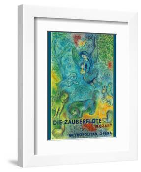 Die Zauberflöte (The Magic Flute)- Mozart- Metropolitan Opera-Marc Chagall-Framed Art Print