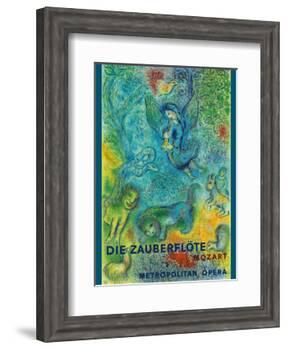 Die Zauberflöte (The Magic Flute)- Mozart- Metropolitan Opera-Marc Chagall-Framed Art Print