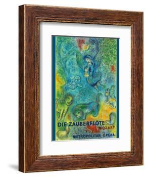Die Zauberflöte (The Magic Flute)- Mozart- Metropolitan Opera-Marc Chagall-Framed Art Print