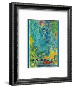 Die Zauberflöte (The Magic Flute)- Mozart- Metropolitan Opera-Marc Chagall-Framed Art Print
