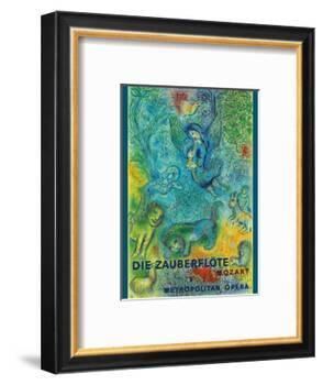Die Zauberflöte (The Magic Flute)- Mozart- Metropolitan Opera-Marc Chagall-Framed Art Print