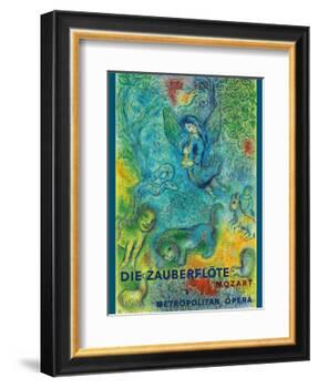 Die Zauberflöte (The Magic Flute)- Mozart- Metropolitan Opera-Marc Chagall-Framed Art Print