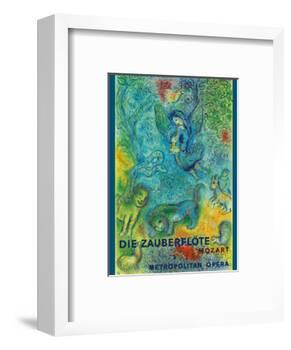Die Zauberflöte (The Magic Flute)- Mozart- Metropolitan Opera-Marc Chagall-Framed Art Print