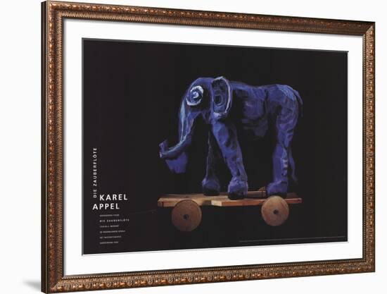 Die Zauberflote (Magic Flute), Elephant-Karel Appel-Framed Collectable Print
