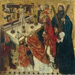 Messe De Saint Gregoire - the Mass of Saint Gregory the Great - Peinture De Diego De La Cruz (Activ-Diego De La Cruz-Giclee Print