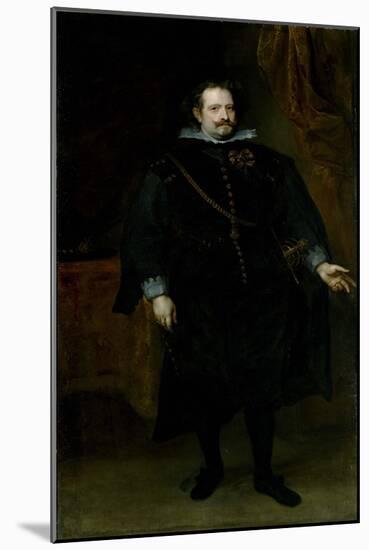 Diego Felipe De Guzmán, Marquis of Leganés, Ca 1634-Sir Anthony Van Dyck-Mounted Giclee Print