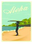 Surf Time-Diego Patino-Mounted Art Print