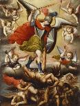 St Michael the Archangel. Cuzco School, 17th Cent, c.1675-Diego Quispe Tito-Mounted Giclee Print