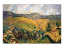 English Landscape-Diego Rivera-Art Print