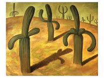 Landscape with Cacti-Diego Rivera-Art Print