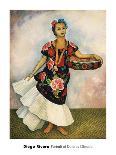 Flower Vendor (Vendedora de Flores)-Diego Rivera-Art Print