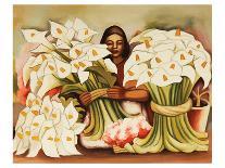 Flower Vendor (Vendedora de Flores)-Diego Rivera-Art Print