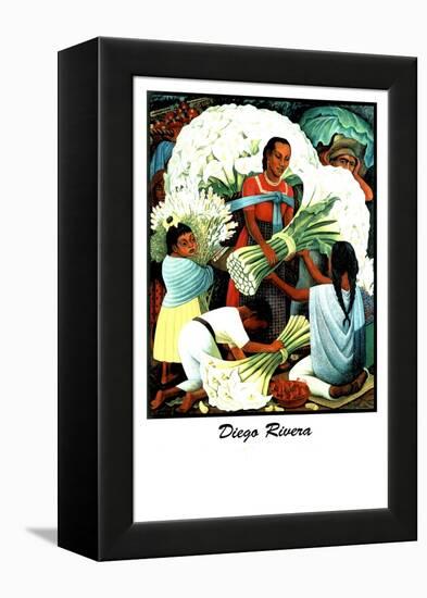 Diego Rivera (Vendedores de Flores)-Diego Rivera-Framed Stretched Canvas