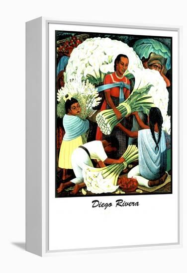 Diego Rivera (Vendedores de Flores)-Diego Rivera-Framed Stretched Canvas
