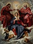 Saint Thomas Aquinas Comforted by Angels-Diego Velazquez-Giclee Print