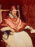 Portrait of Pope Innocent X (1574-1655), 1650-Diego Velazquez-Giclee Print