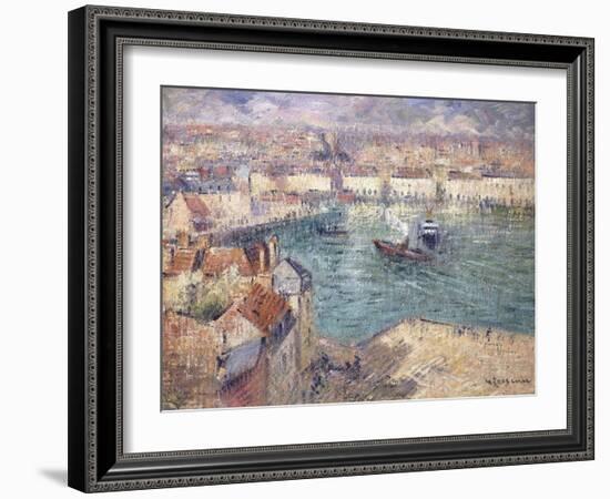 Dieppe, 1929-Gustave Loiseau-Framed Giclee Print