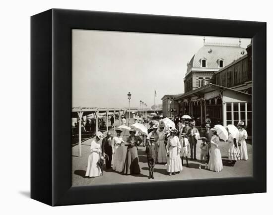 Dieppe, Promenade, France-null-Framed Premier Image Canvas