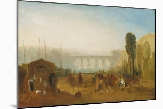 Dieppe: the Port from the Quai Henri Iv-J. M. W. Turner-Mounted Giclee Print