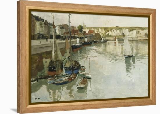 Dieppe-Frits Thaulow-Framed Premier Image Canvas