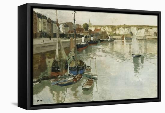 Dieppe-Frits Thaulow-Framed Premier Image Canvas