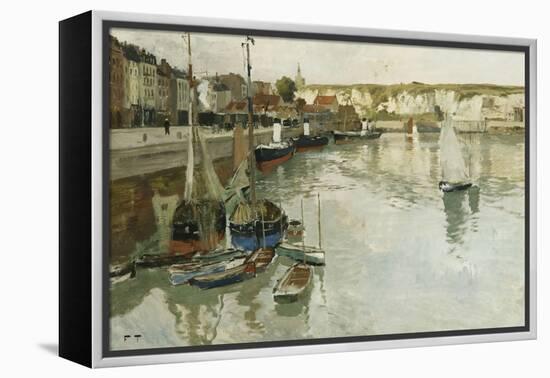 Dieppe-Frits Thaulow-Framed Premier Image Canvas