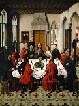 Christ in the House of Simon the Pharisee, C.1450 (Oil on Wood)-Dirck Bouts-Giclee Print