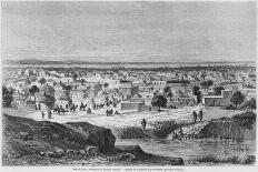 View of Kano, Nigeria, from 'Travels and Discoveries in North and Central Africa' by Heinrich Barth-Dieudonne Auguste Lancelot-Giclee Print