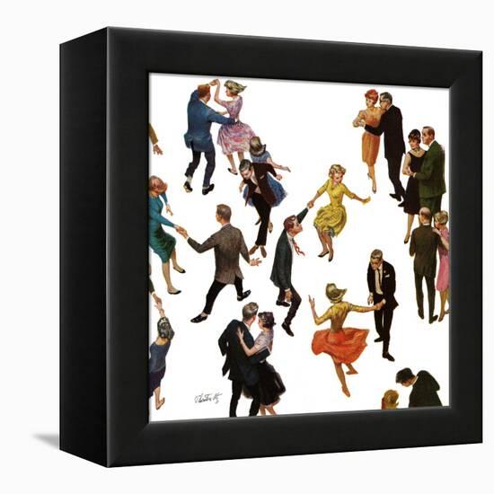 "Different Dancing Styles," November 4, 1961-Thornton Utz-Framed Premier Image Canvas