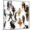 "Different Dancing Styles," November 4, 1961-Thornton Utz-Mounted Giclee Print