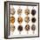 Different Type Of Seeds On Wooden Spoon-adamr-Framed Premium Giclee Print