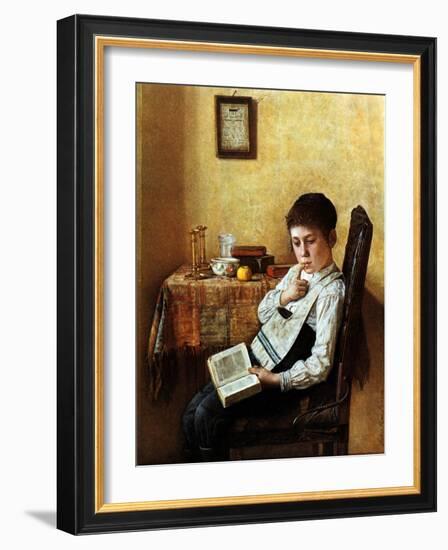 Difficult Passage-Isidor Kaufmann-Framed Art Print