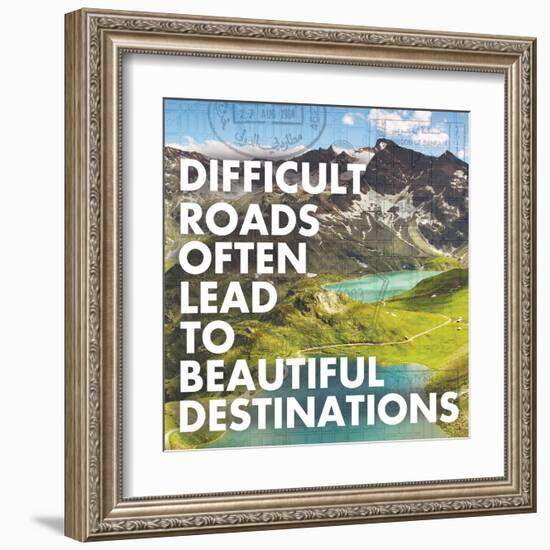 Difficult-Lauren Gibbons-Framed Art Print