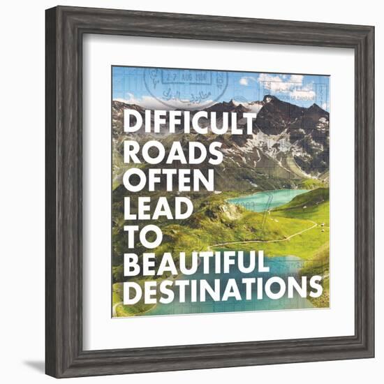 Difficult-Lauren Gibbons-Framed Art Print