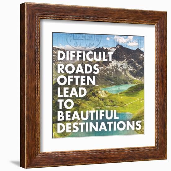 Difficult-Lauren Gibbons-Framed Art Print