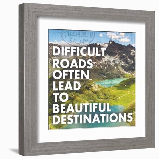 Difficult-Lauren Gibbons-Framed Art Print