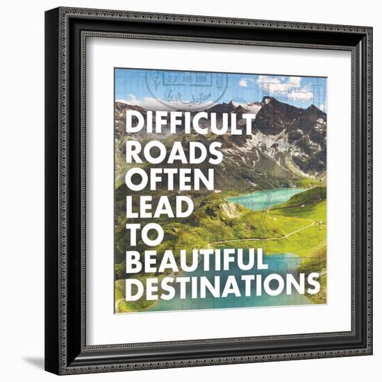 Difficult-Lauren Gibbons-Framed Art Print