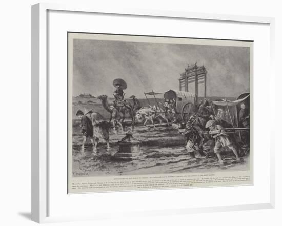 Difficulties of the March to Peking-Paul Frenzeny-Framed Giclee Print