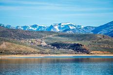 Blue Mesa Reservoir in Gunnison National Forest Colorado-digidreamgrafix-Framed Photographic Print