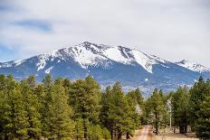 Landscape with Humphreys Peak Tallest in Arizona-digidreamgrafix-Photographic Print