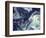 Digital Agate - Blue-null-Framed Premium Giclee Print