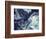 Digital Agate - Blue-null-Framed Premium Giclee Print